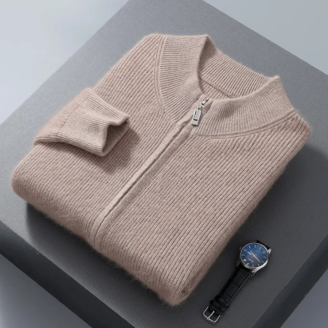 Patricio® | Wool Zip-Up Sweater