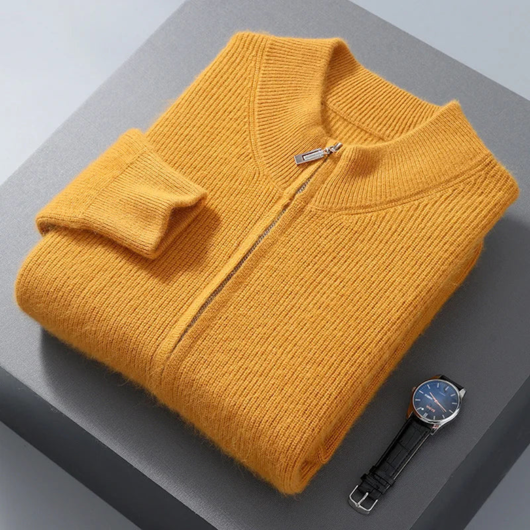 Patricio® | Wool Zip-Up Sweater
