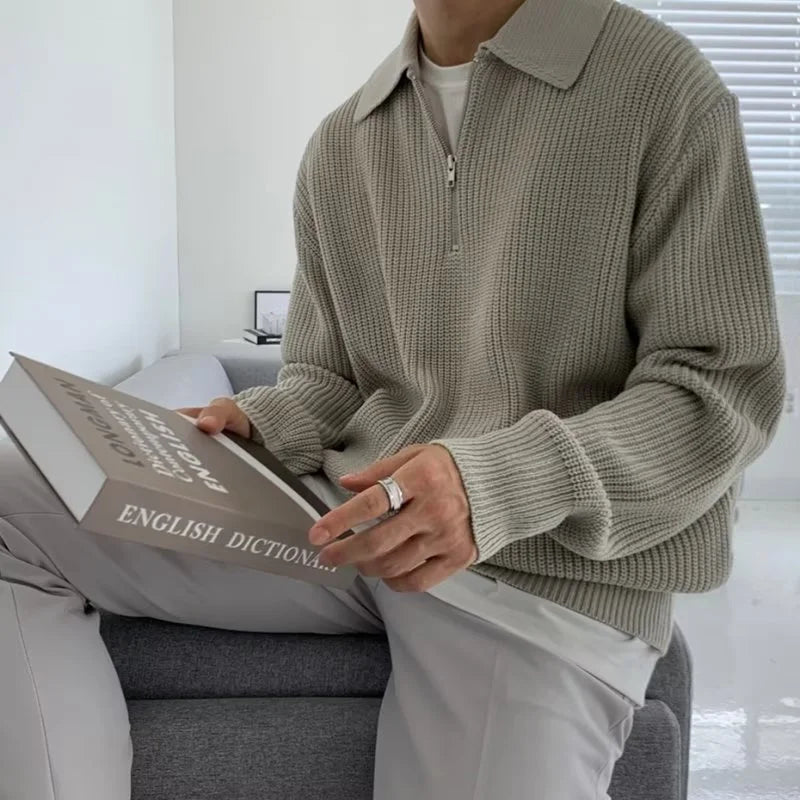 Lino® | Quarter Zip Sweater