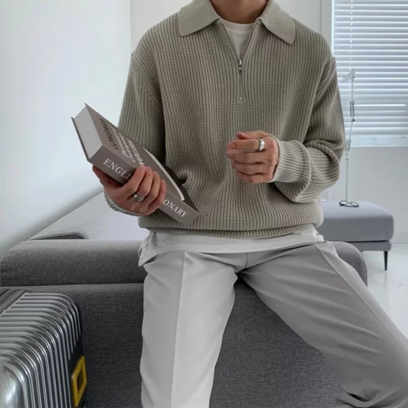 Lino® | Quarter Zip Sweater