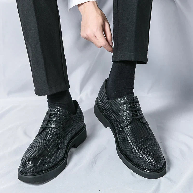 Josué® | Textured Leather Shoes