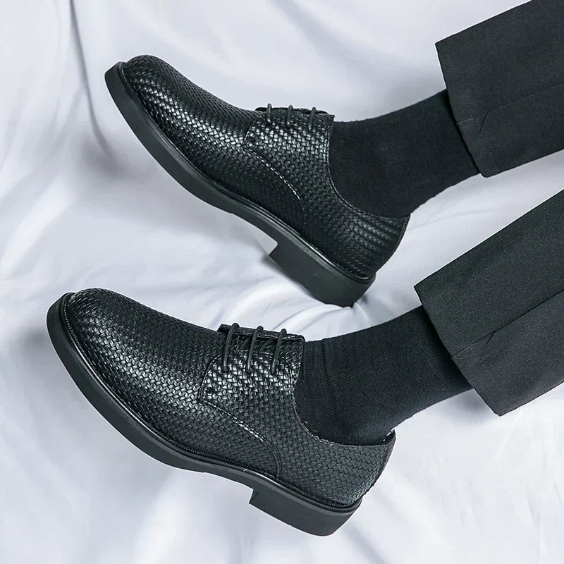 Josué® | Textured Leather Shoes