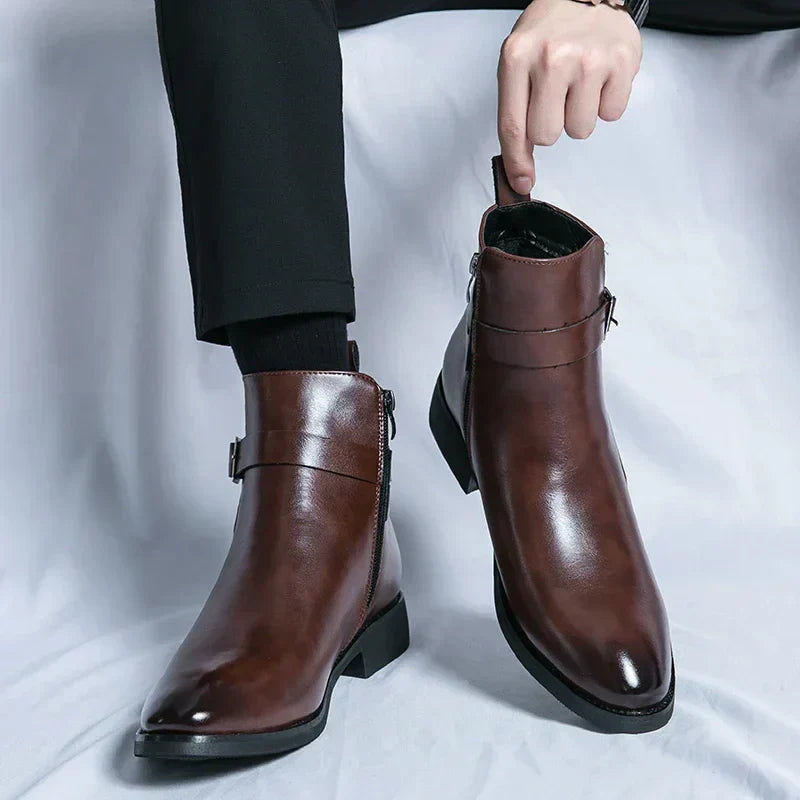 Judas® | Leather Buckle Boots