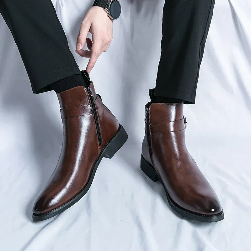 Judas® | Leather Buckle Boots