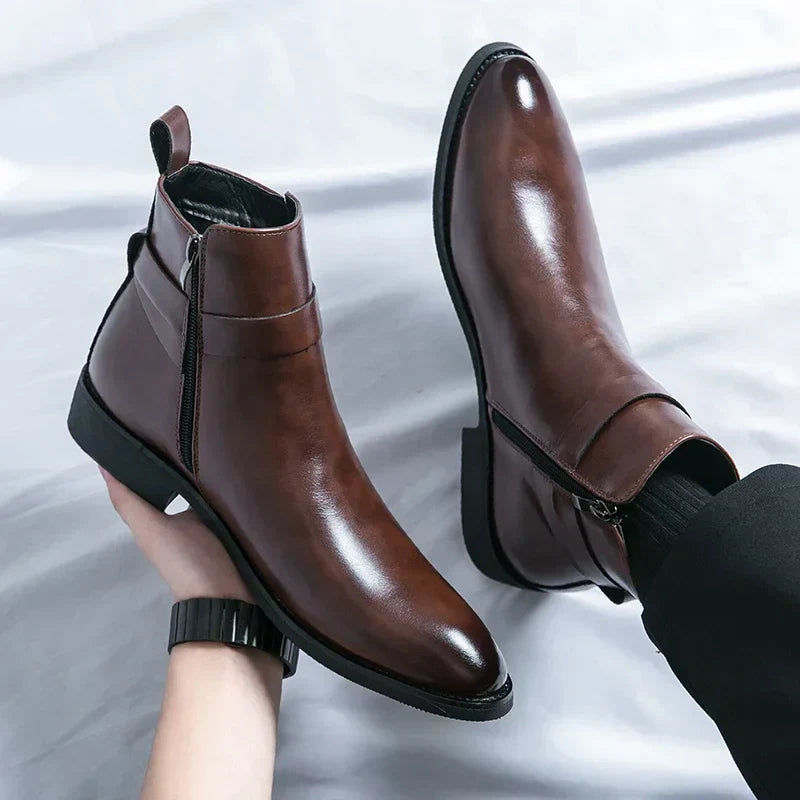 Judas® | Leather Buckle Boots
