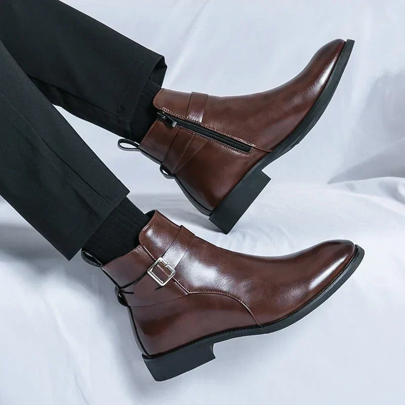 Judas® | Leather Buckle Boots