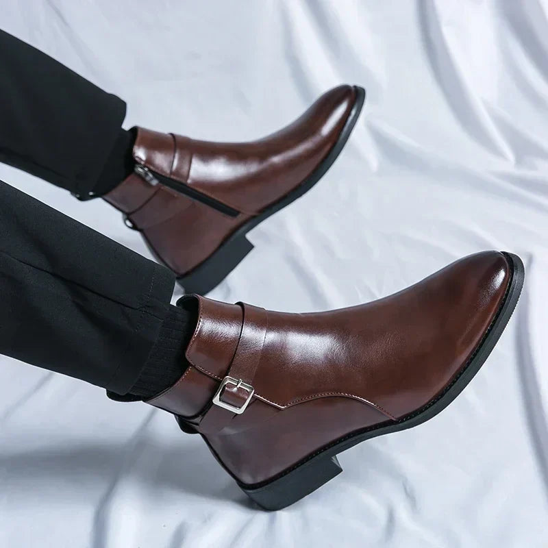 Judas® | Leather Buckle Boots