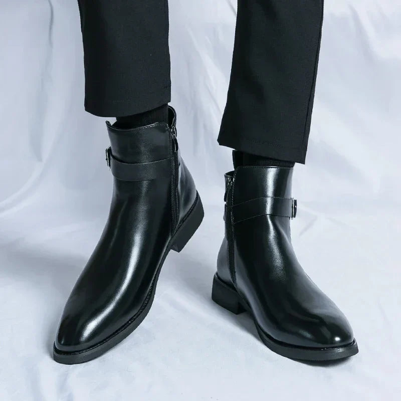 Judas® | Leather Buckle Boots