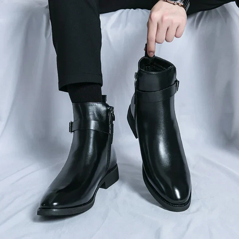 Judas® | Leather Buckle Boots