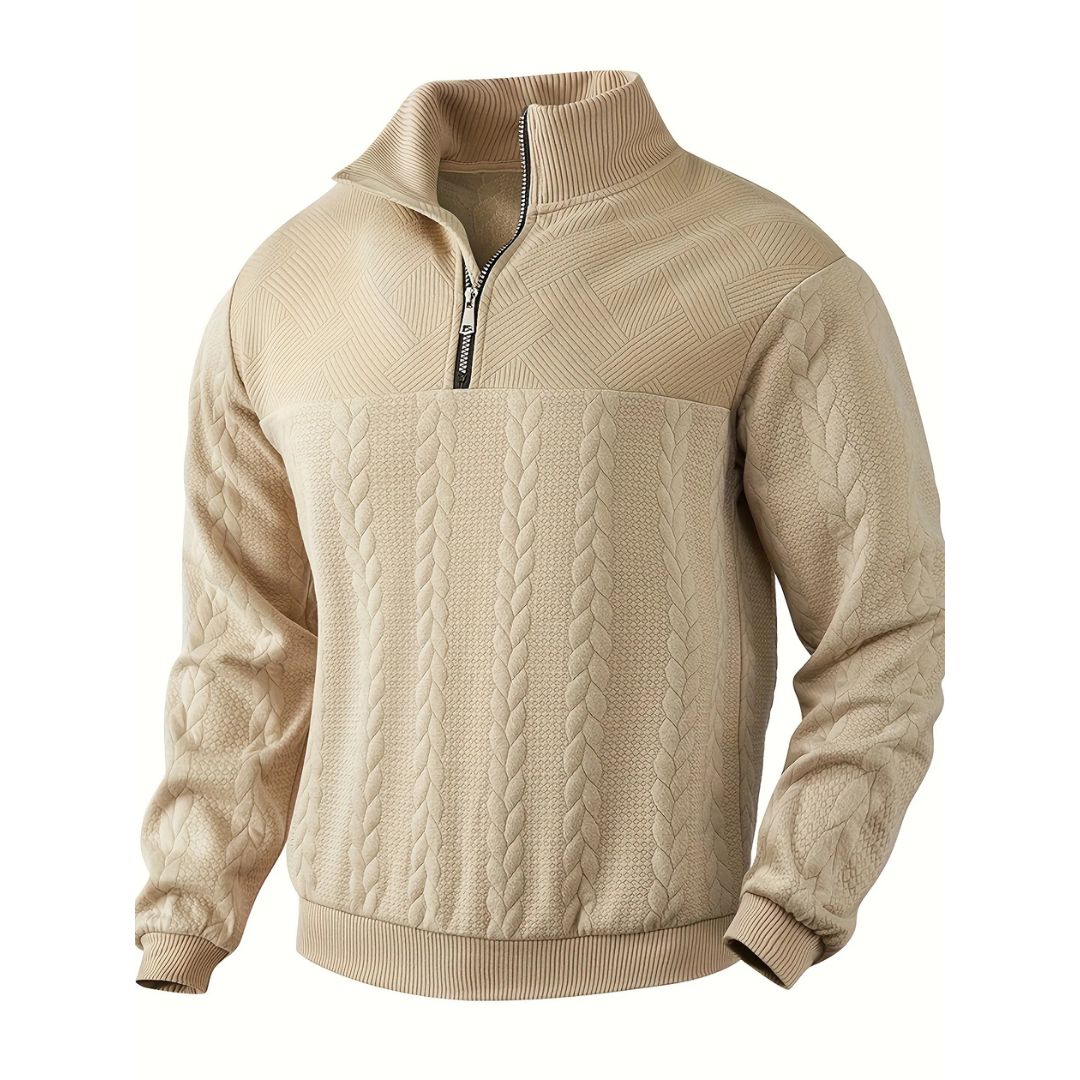 Marcelo® | The Quarter Zip Vintage Sweater