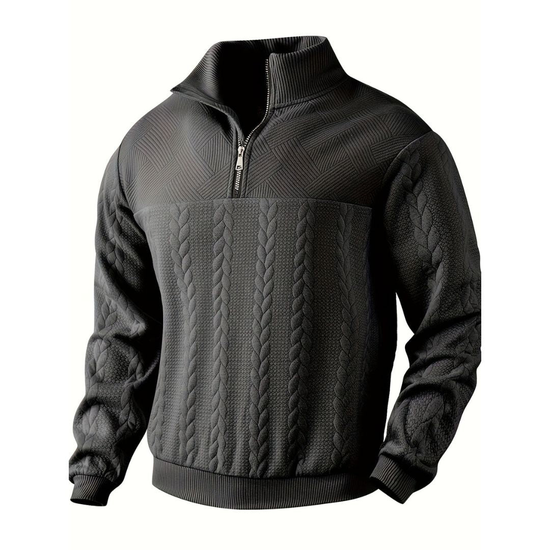 Marcelo® | The Quarter Zip Vintage Sweater