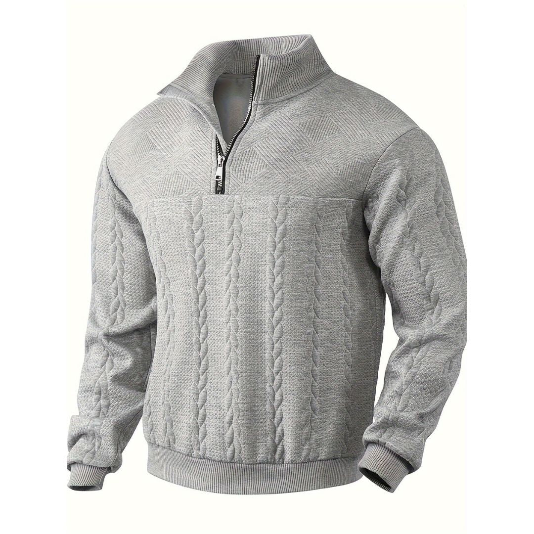 Marcelo® | The Quarter Zip Vintage Sweater