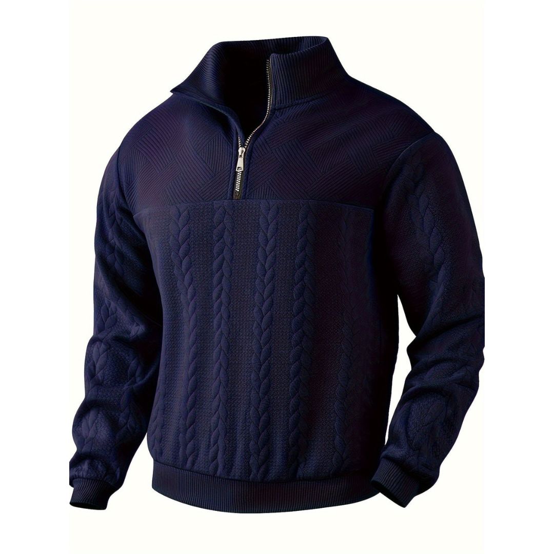 Marcelo® | The Quarter Zip Vintage Sweater