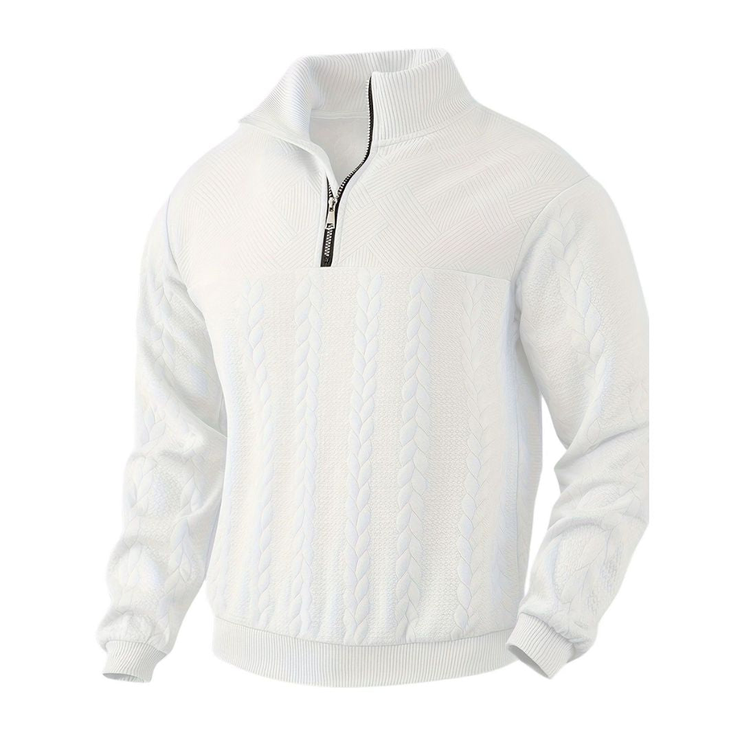 Marcelo® | The Quarter Zip Vintage Sweater