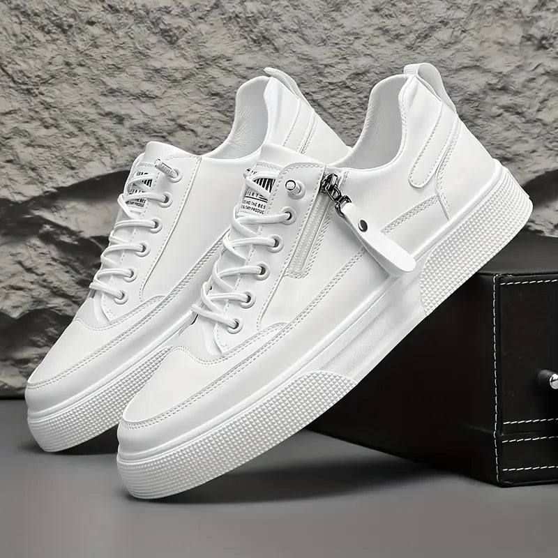 Julian® | Leather Sneakers With Zip Detail