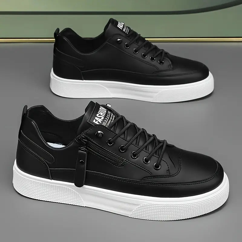 Julian® | Leather Sneakers With Zip Detail