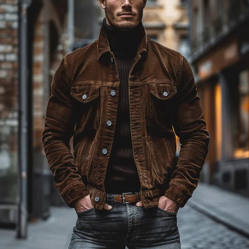 Óscar® | Ribbed jacket with buttons