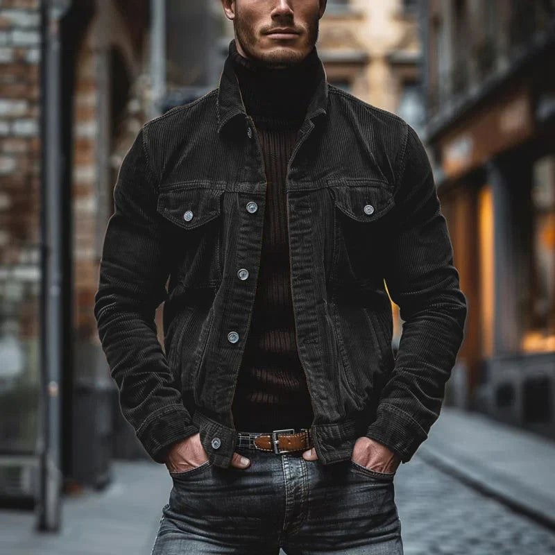Óscar® | Ribbed jacket with buttons