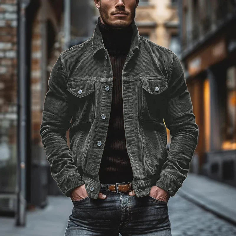 Óscar® | Ribbed jacket with buttons