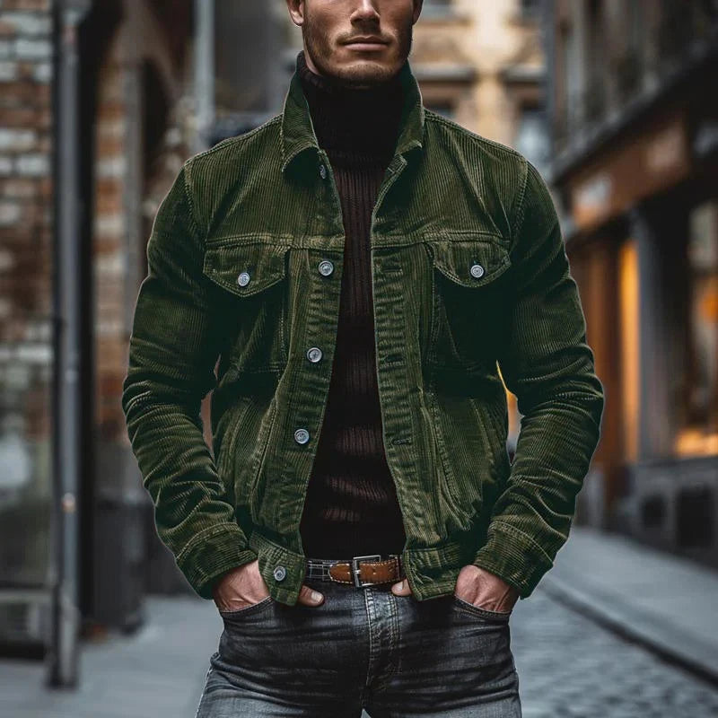 Óscar® | Ribbed jacket with buttons