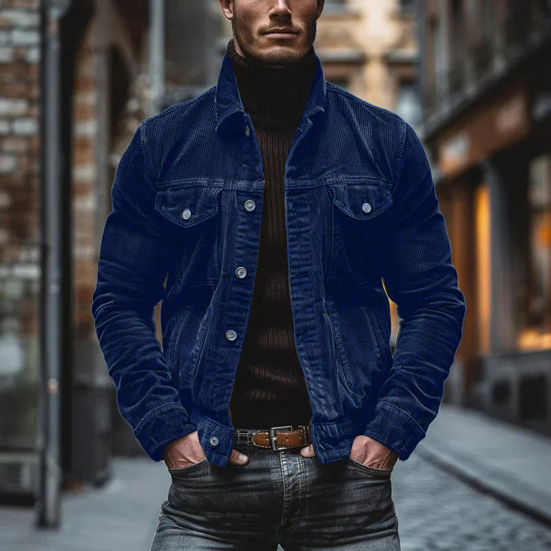 Óscar® | Ribbed jacket with buttons