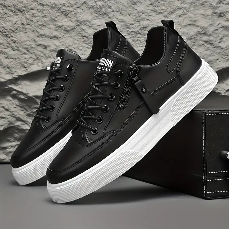 Julian® | Leather Sneakers With Zip Detail