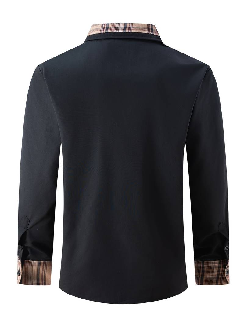 Louann® | Classic Long-Sleeved Shirt In A Checked Design