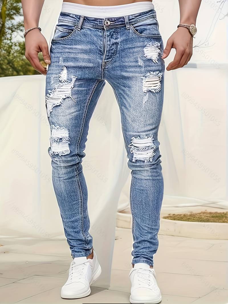 Frey® | Slim-Fit Jeans With Casual Rips