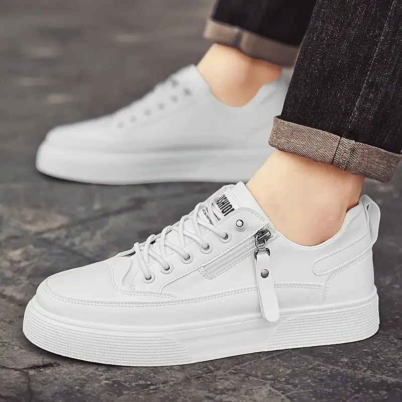 Julian® | Leather Sneakers With Zip Detail