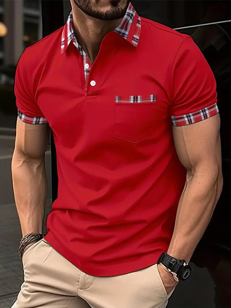 Lonnie® | Casual Shirt With V-Neck And Buttons For Men