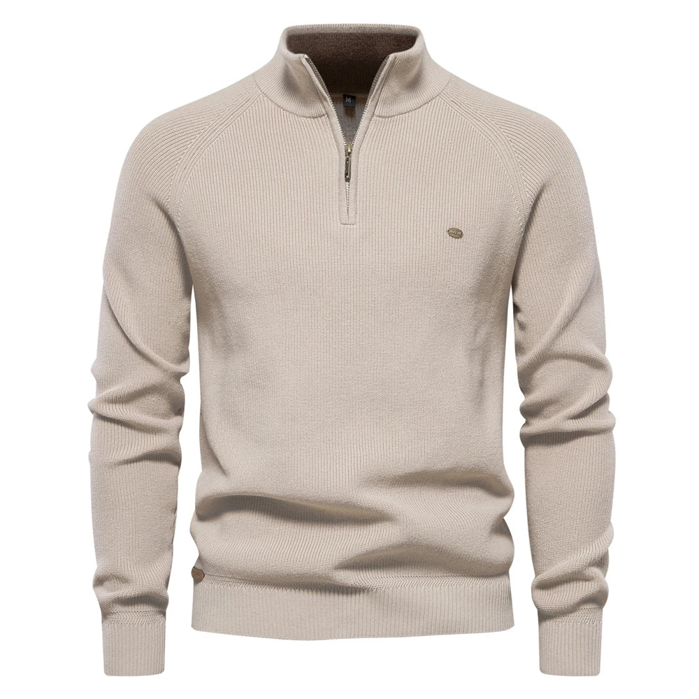 Etienne® | Quilted Rib Knit Sweater For Men
