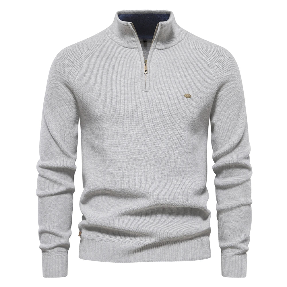 Etienne® | Quilted Rib Knit Sweater For Men