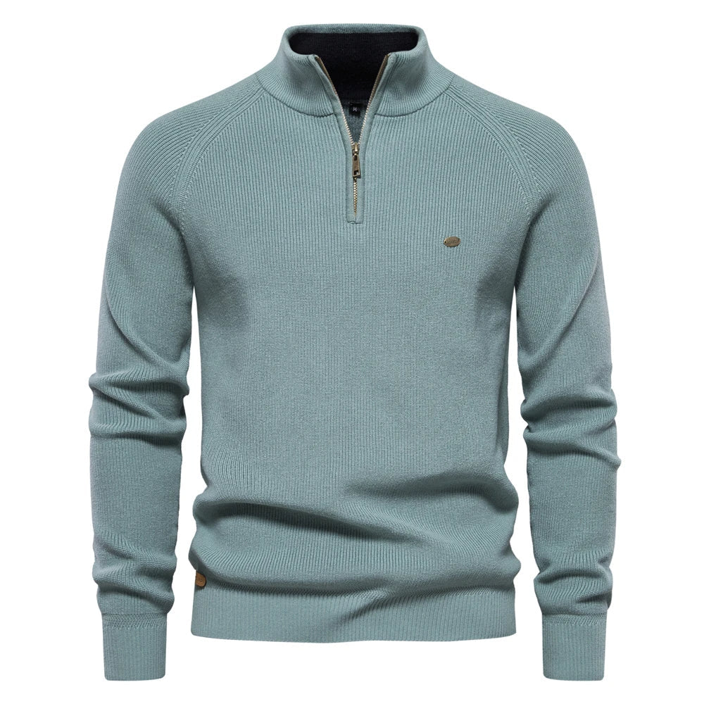 Etienne® | Quilted Rib Knit Sweater For Men