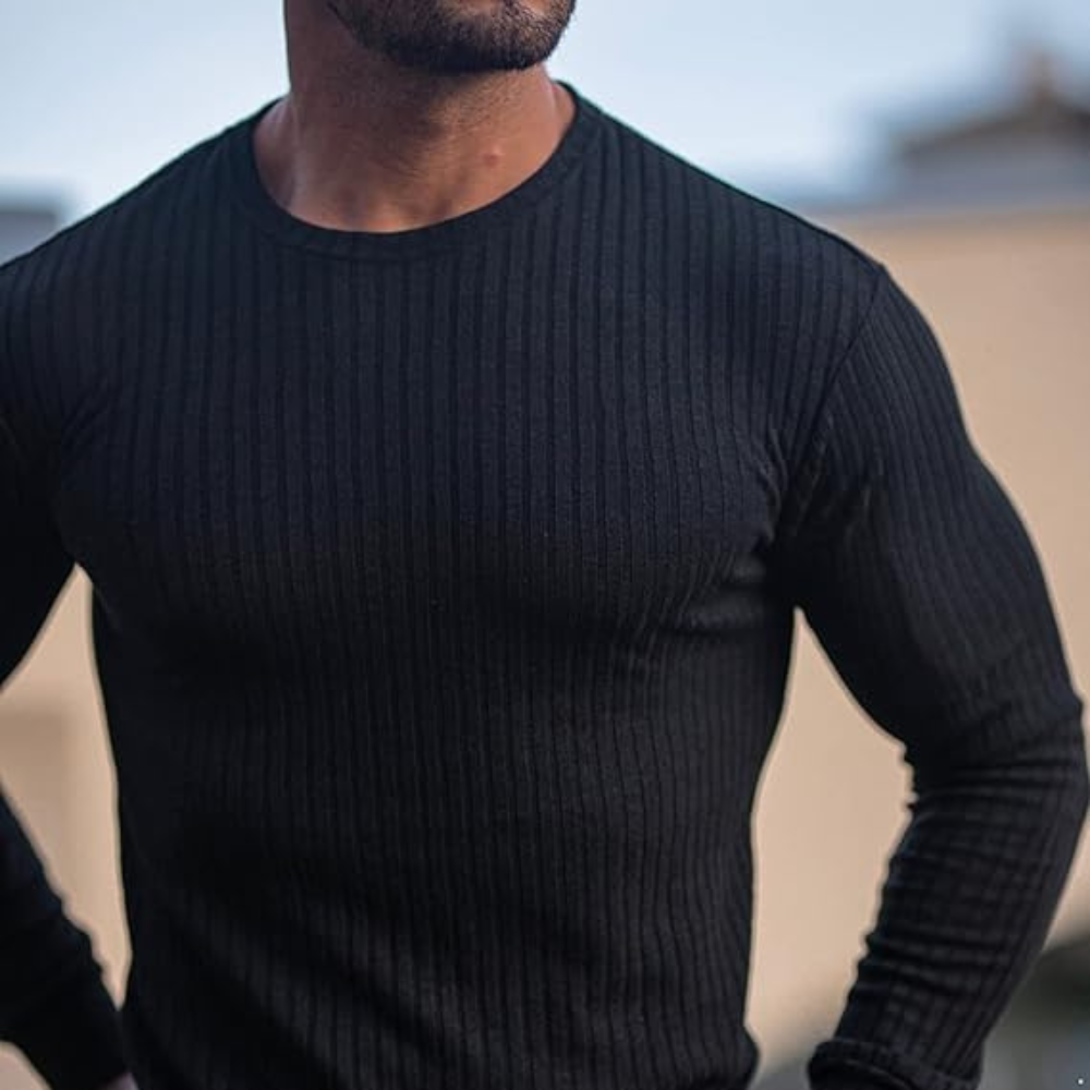 Simón® | Rib-knit sweater for men