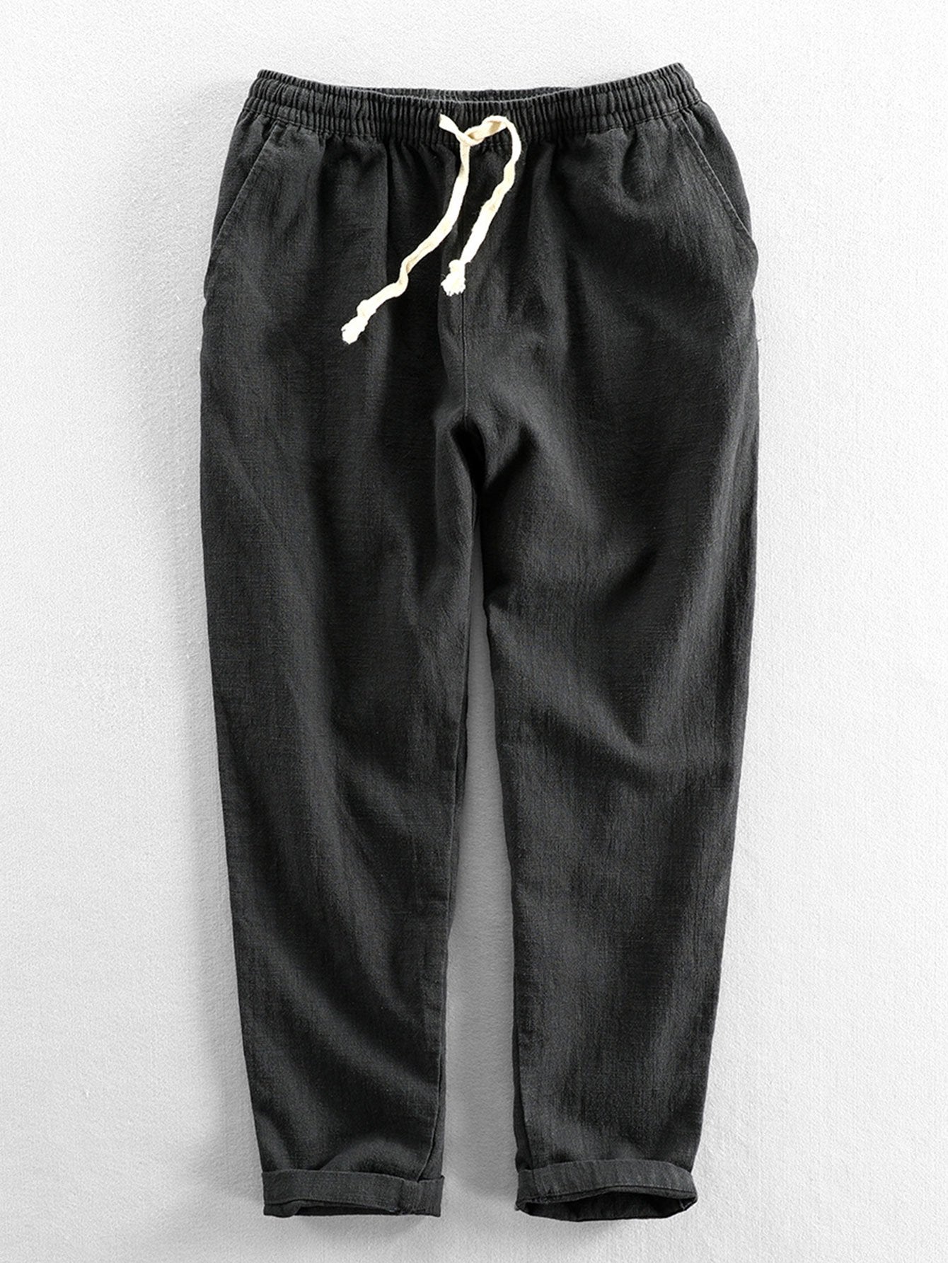 Erico® | Linen Cotton Blend Cropped Pants