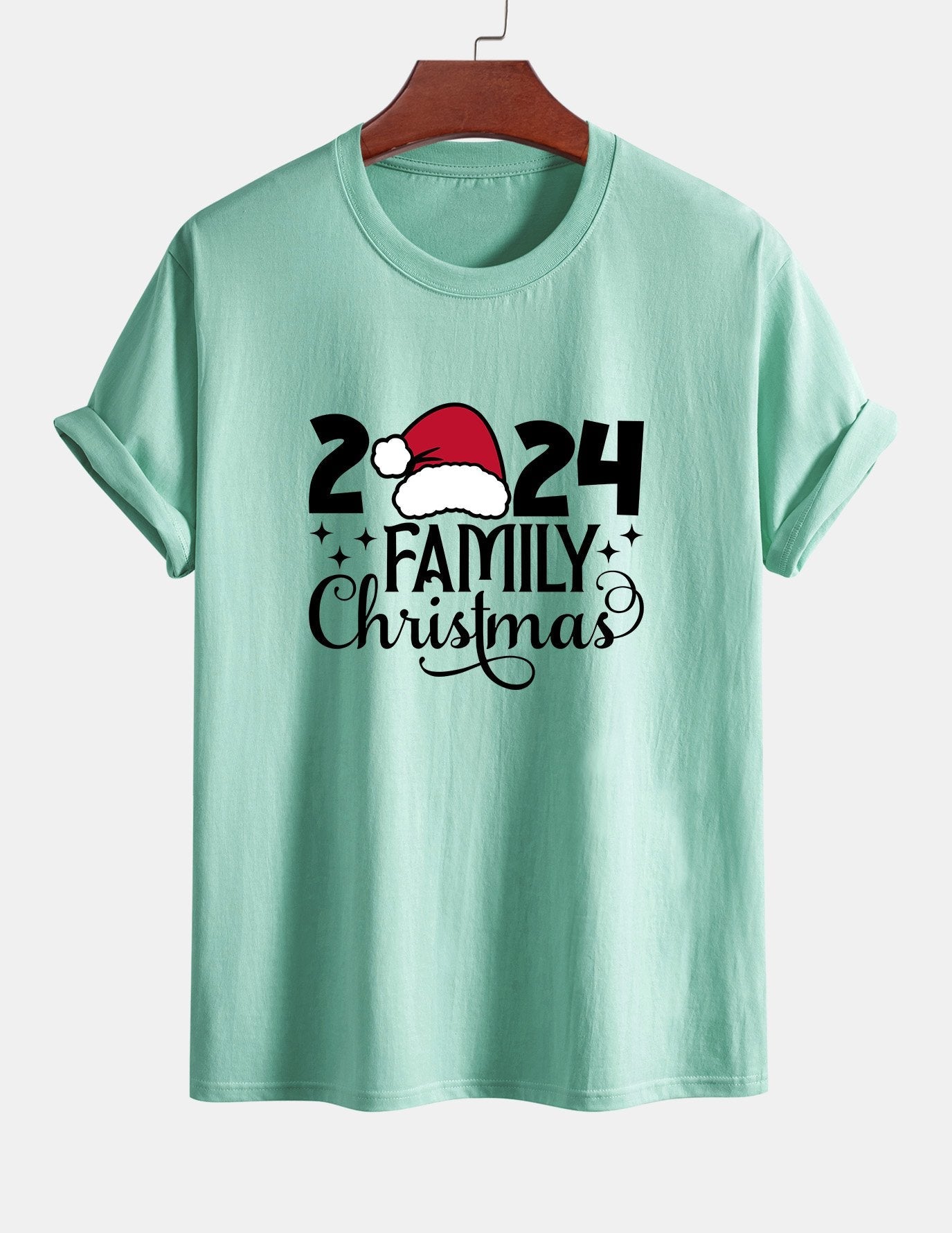 Adolfo® | Family Christmas 2024 Print Cotton T-Shirt