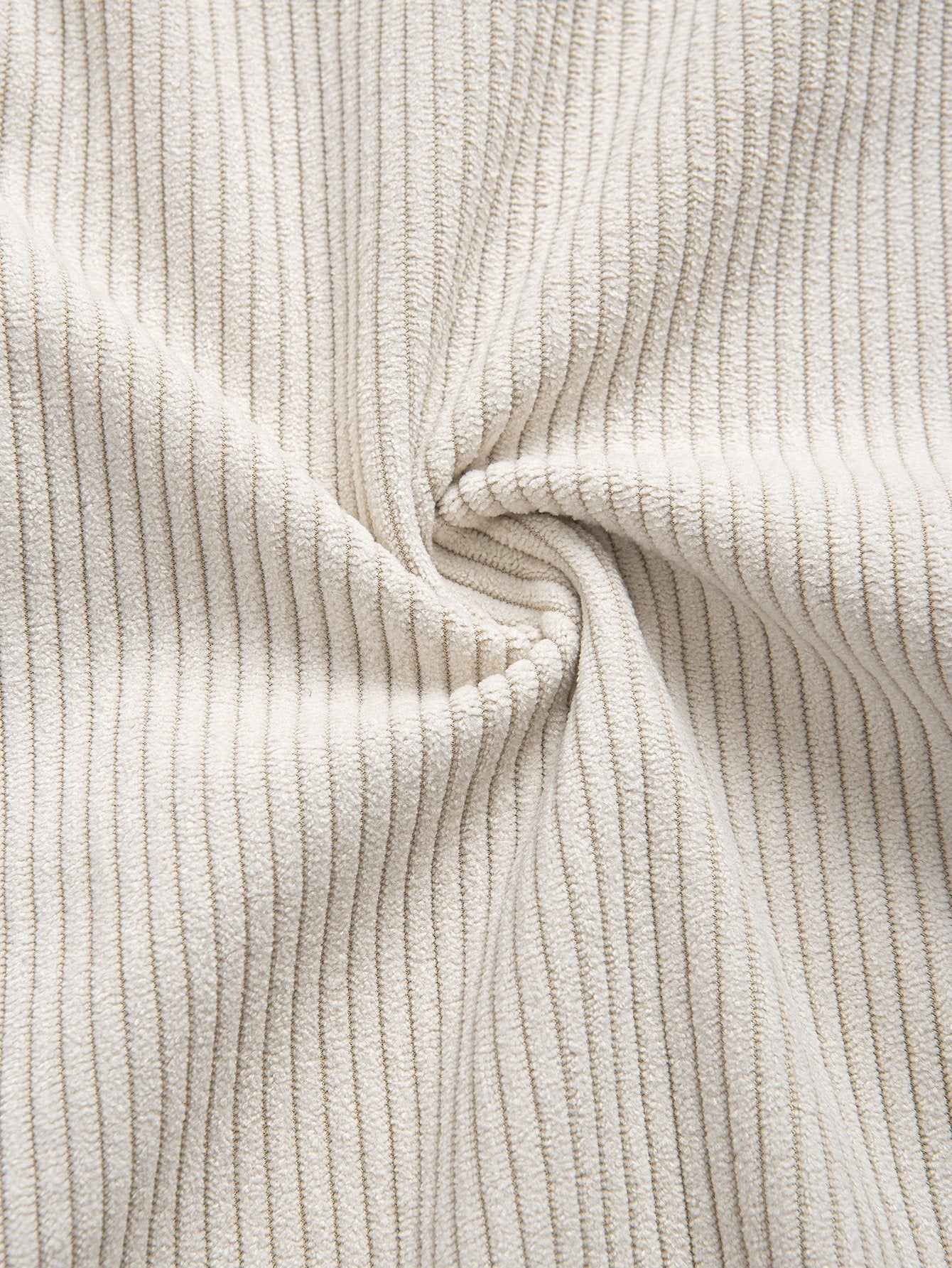 Adriano® | Corduroy Stand Collar Shirt