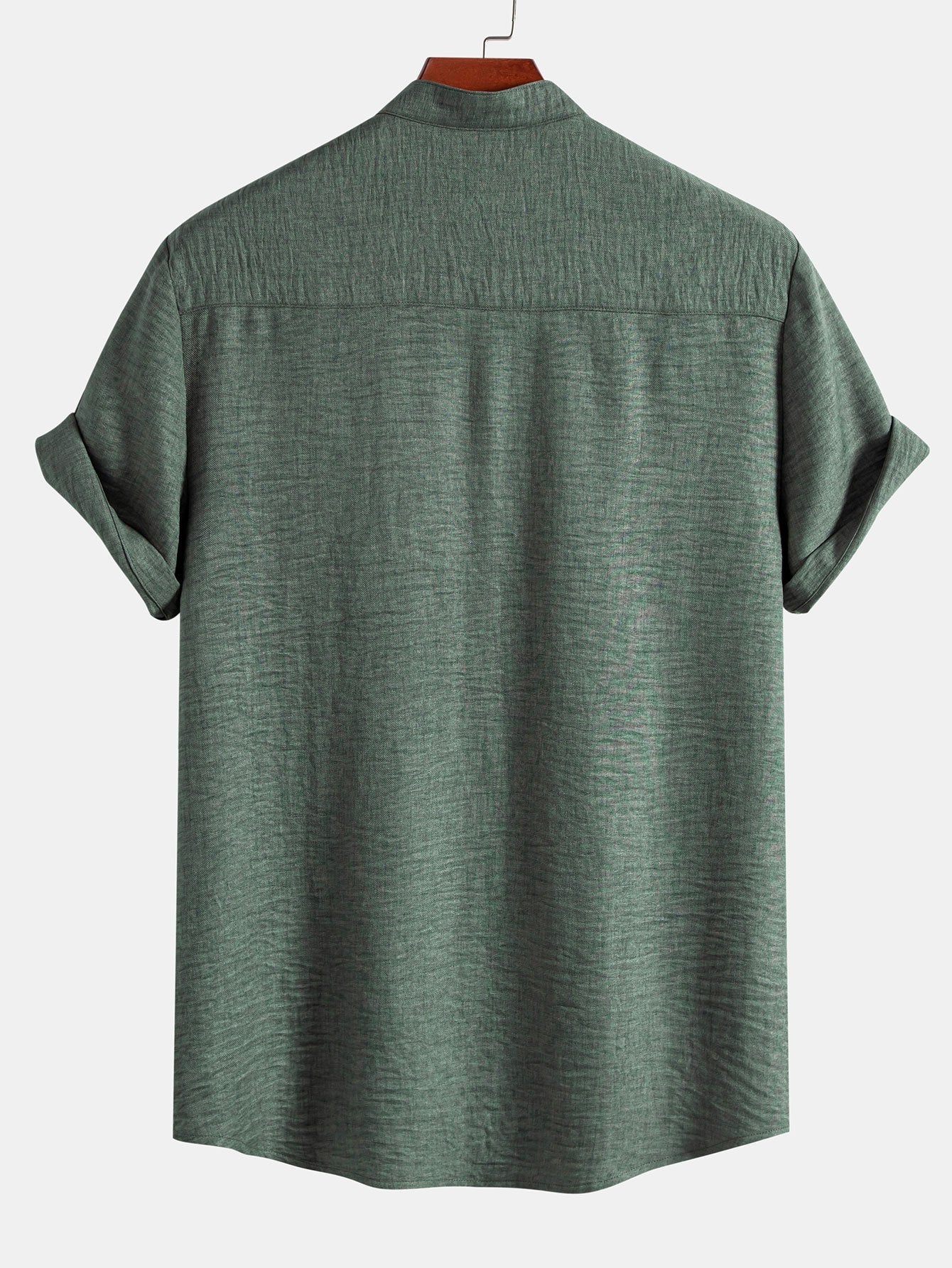 Ananías® | Stand Collar Textured Shirt