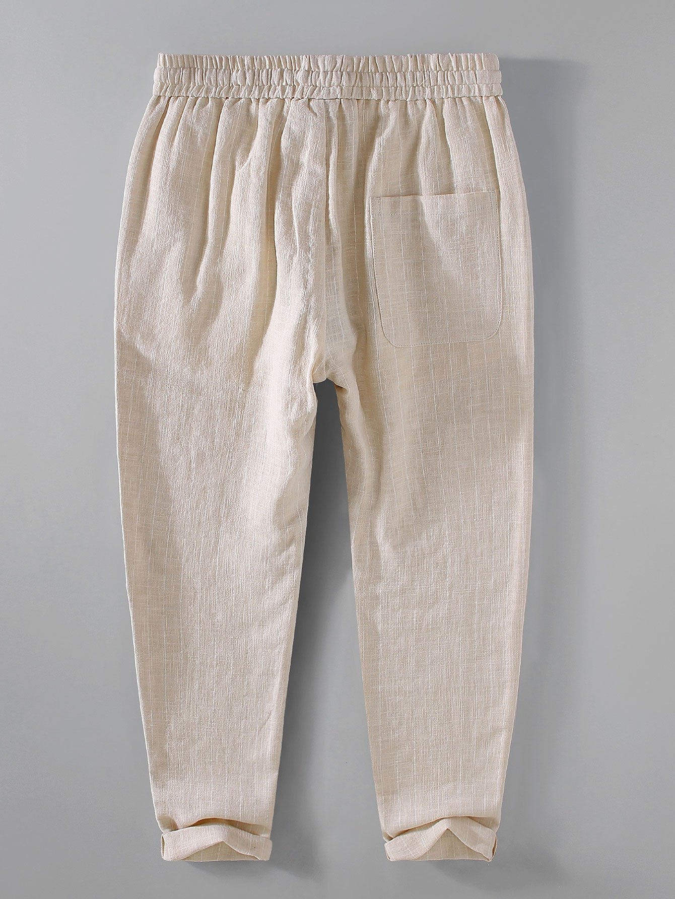 Jacinto® | Striped Linen Cotton Blend Cropped Pants