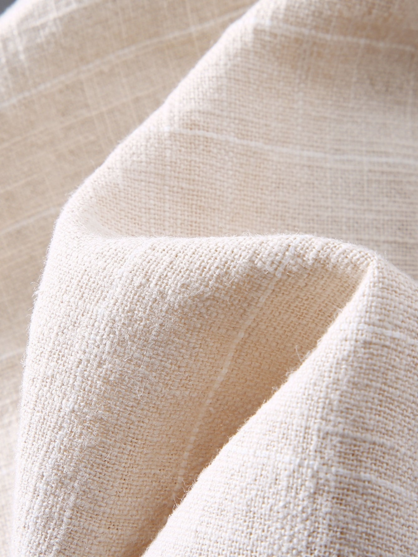 Jacinto® | Striped Linen Cotton Blend Cropped Pants