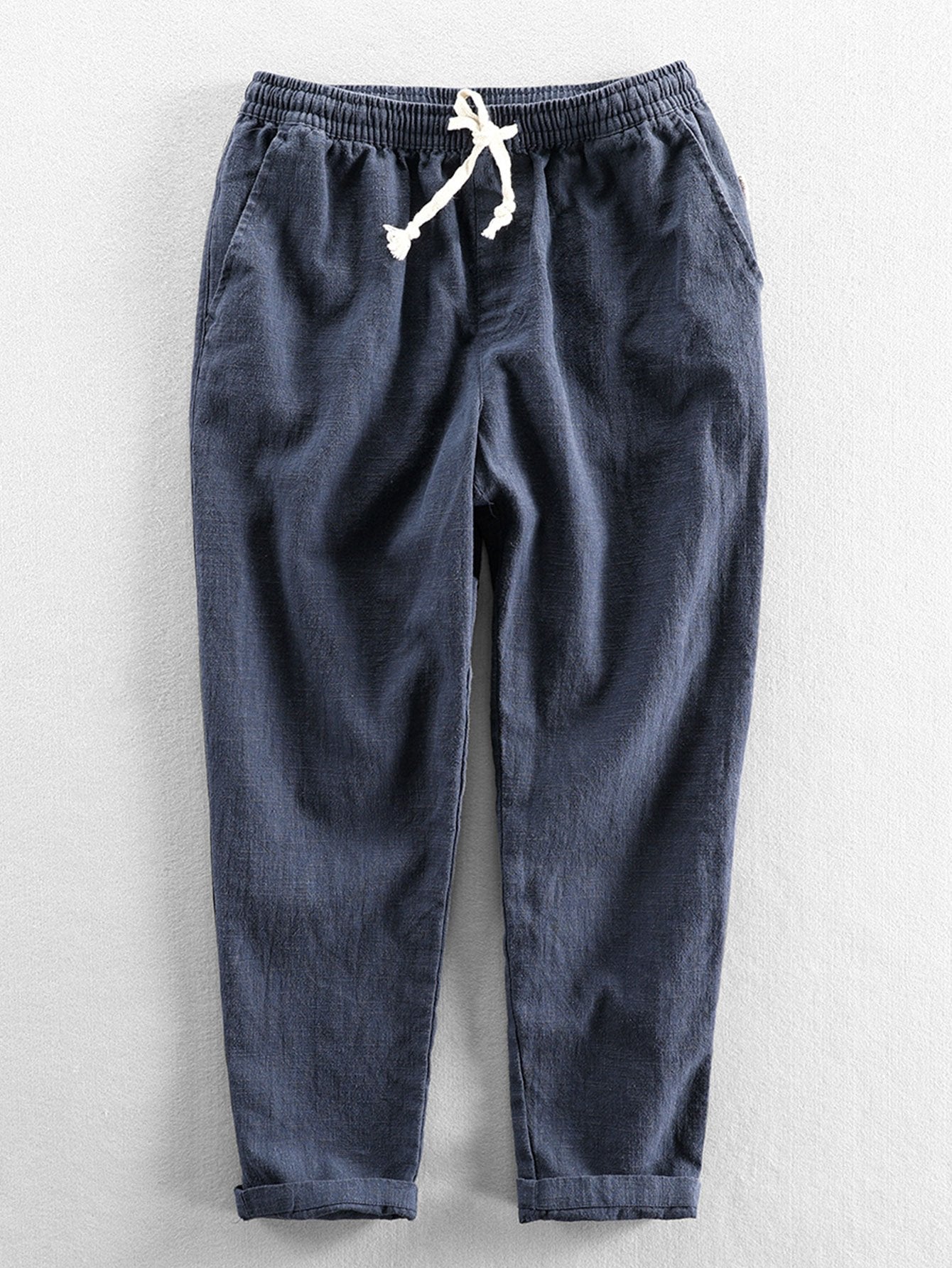 Erico® | Linen Cotton Blend Cropped Pants