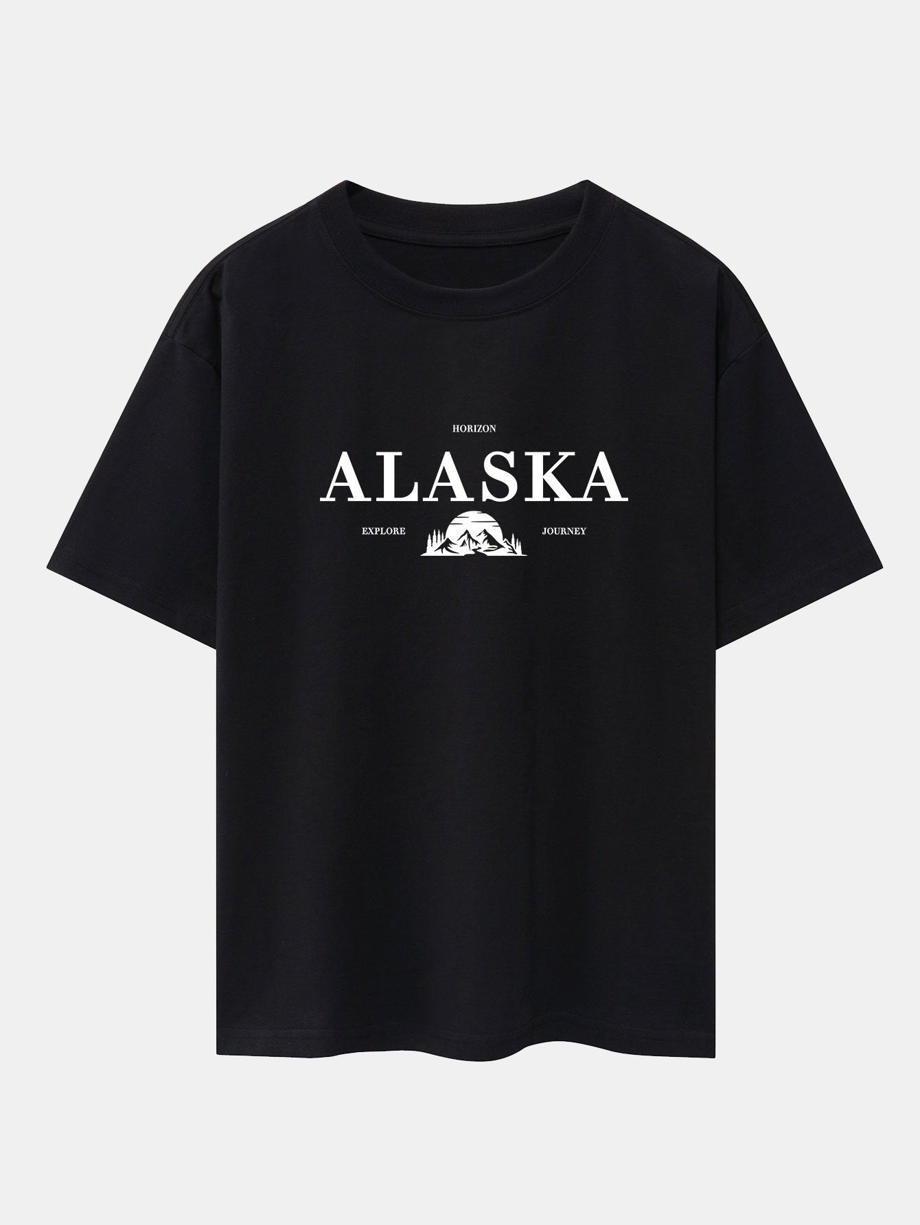 Enrique® | Slogan Print Drop Shoulder Oversize T-Shirt