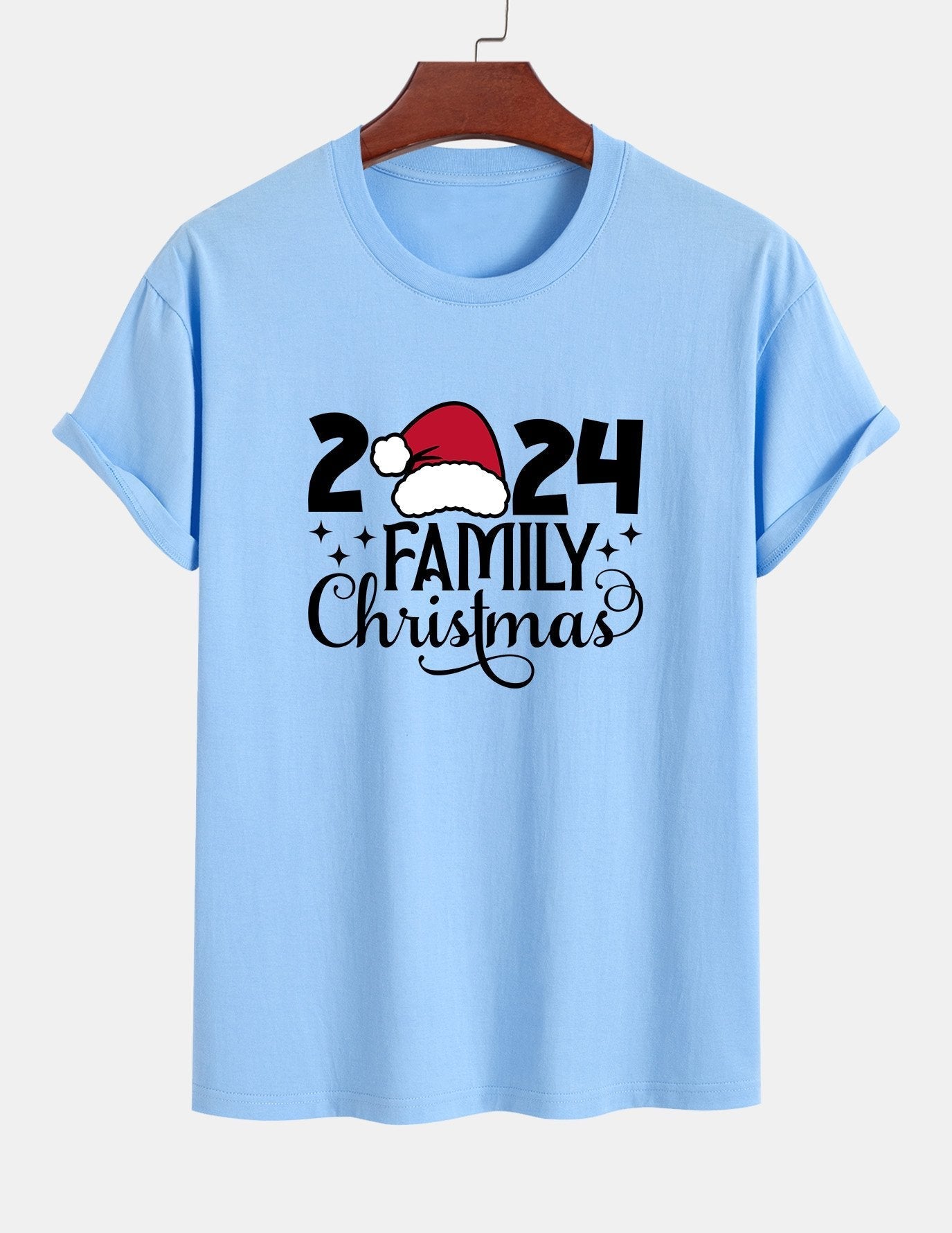 Adolfo® | Family Christmas 2024 Print Cotton T-Shirt