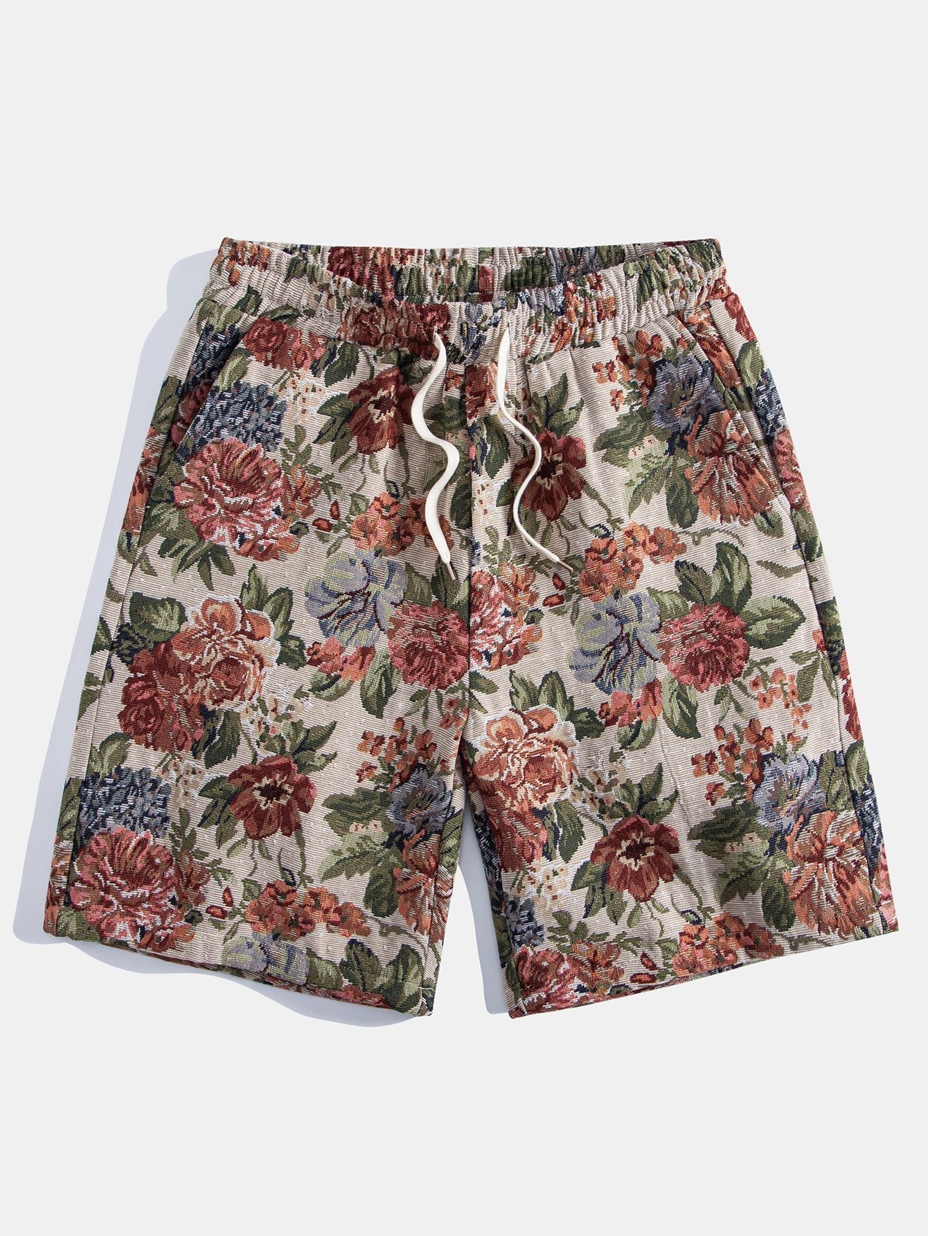 Addison® | Floral Jacquard Cuban Shirt & Shorts