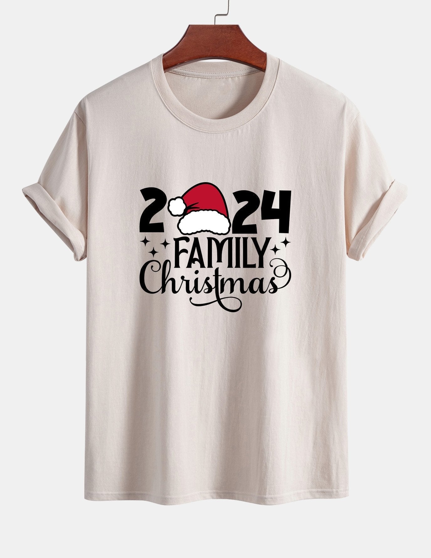 Adolfo® | Family Christmas 2024 Print Cotton T-Shirt