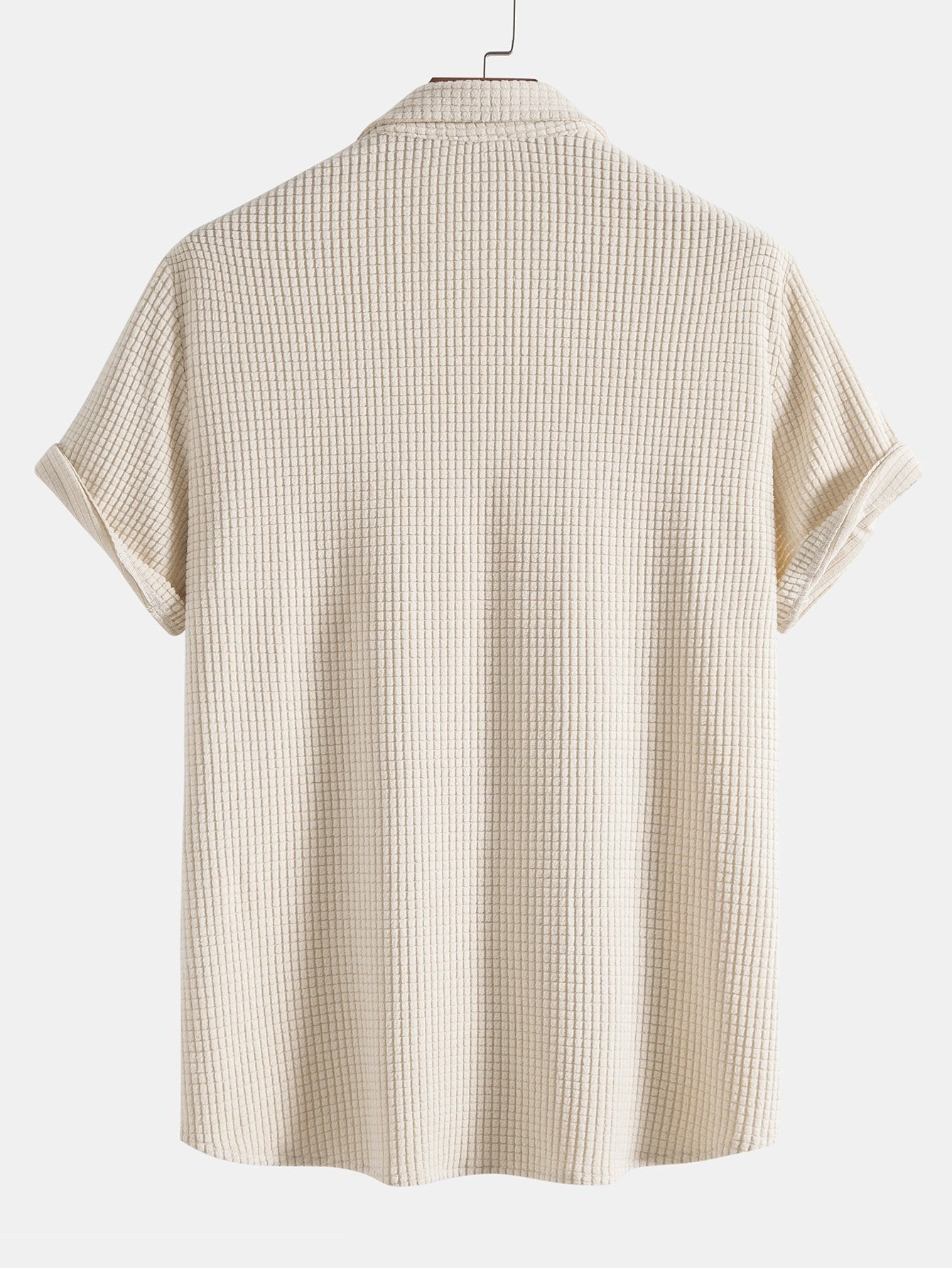 Adalhard® | Waffle Button Up Shirt & Shorts