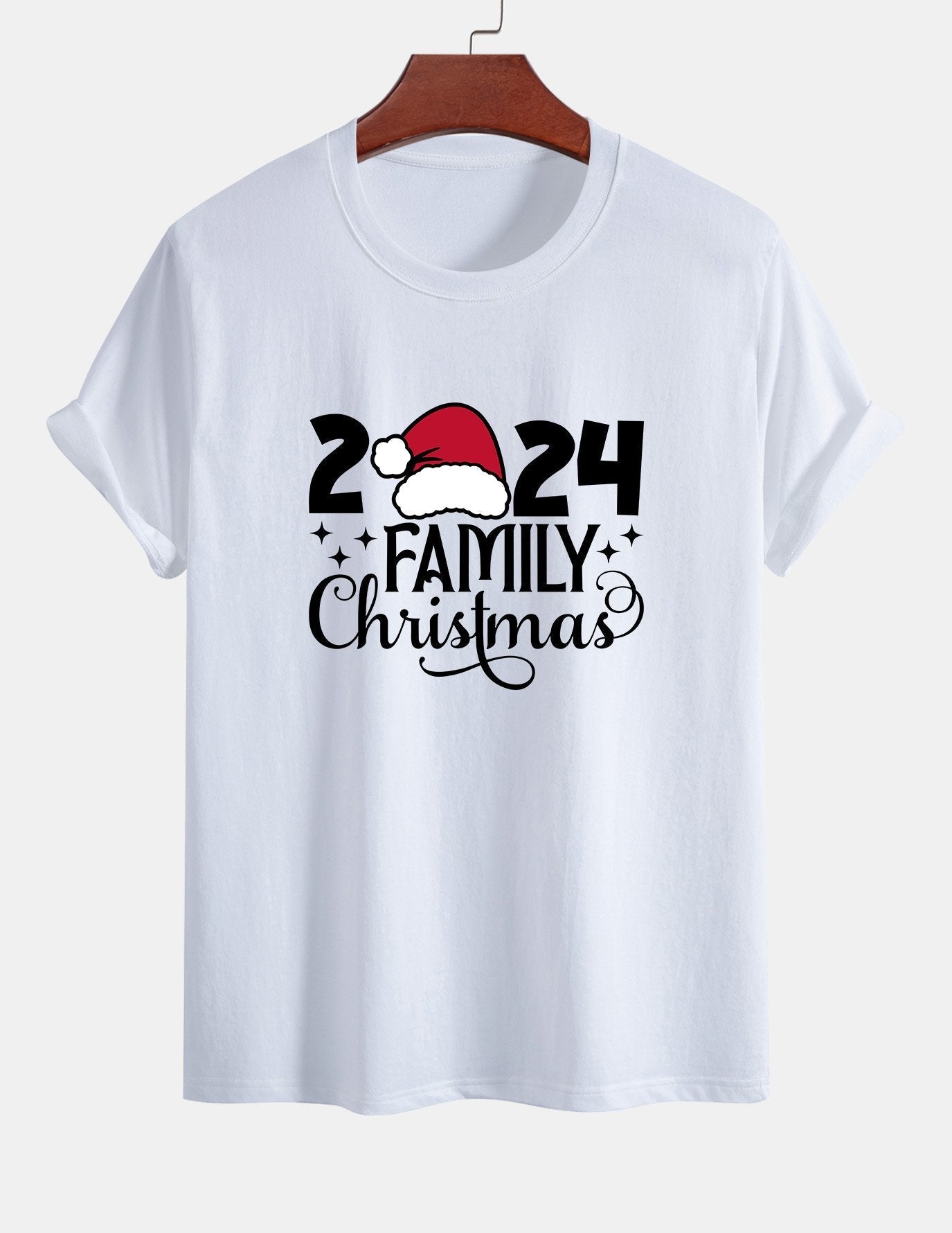 Adolfo® | Family Christmas 2024 Print Cotton T-Shirt