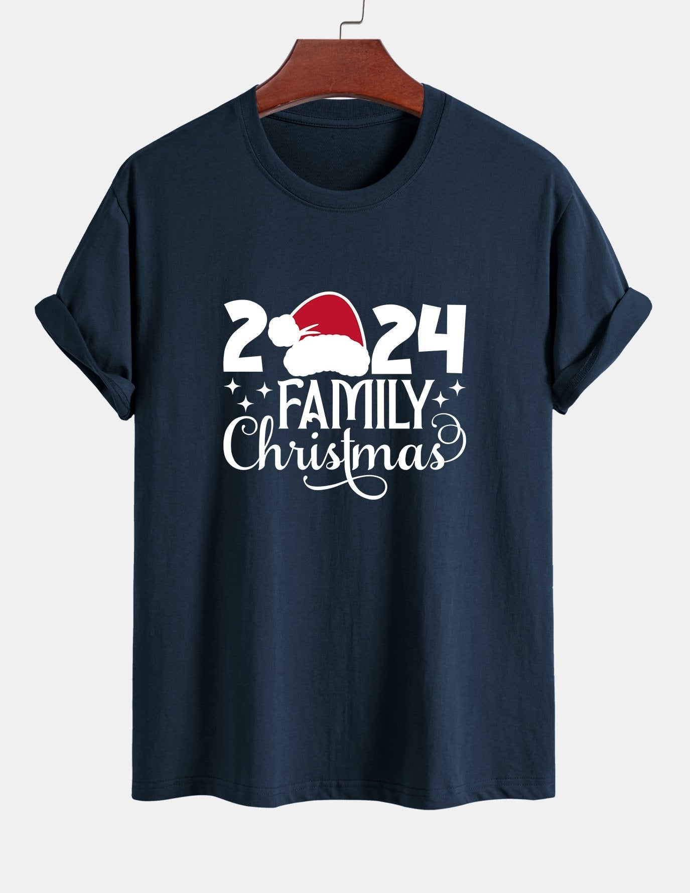 Adolfo® | Family Christmas 2024 Print Cotton T-Shirt