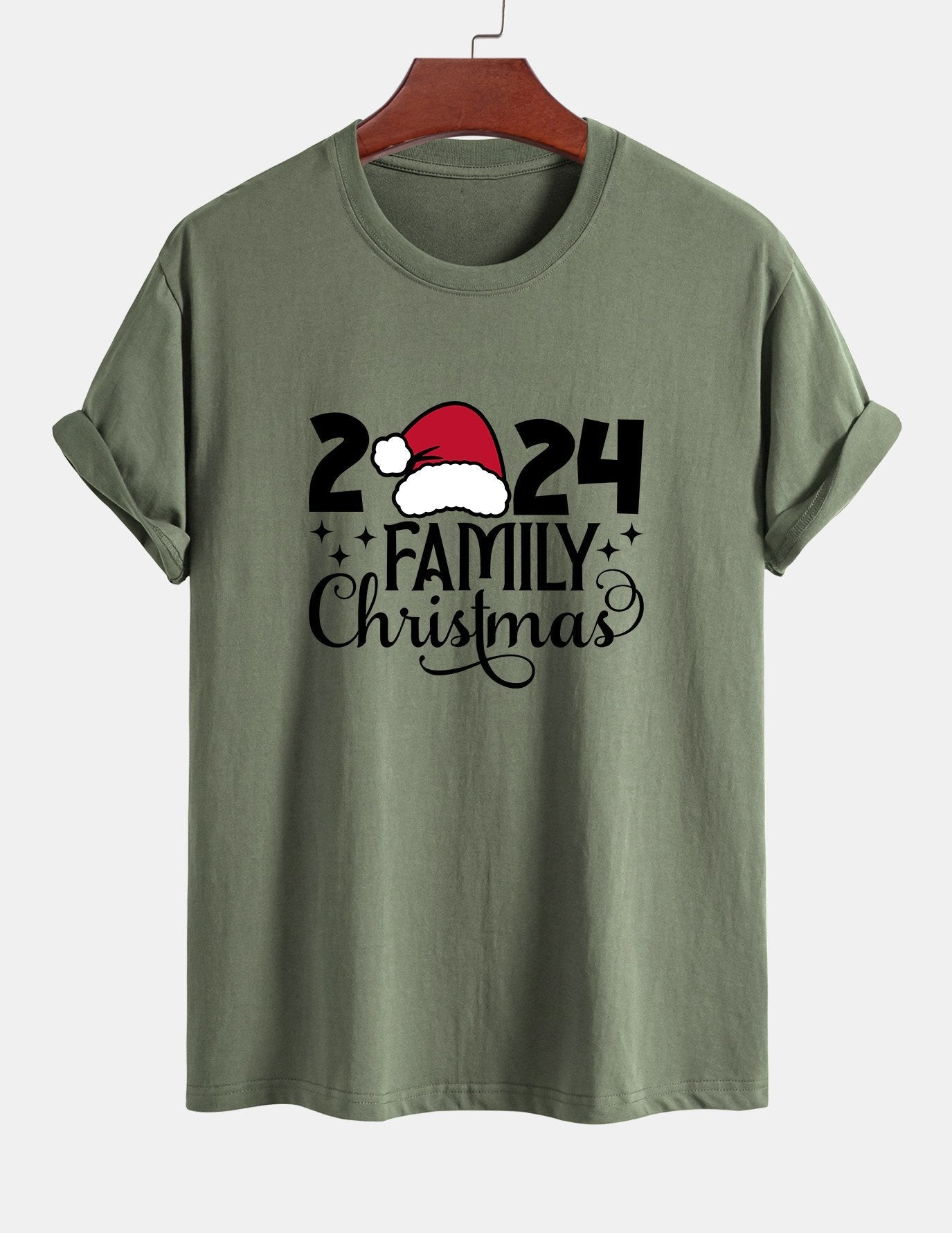Adolfo® | Family Christmas 2024 Print Cotton T-Shirt