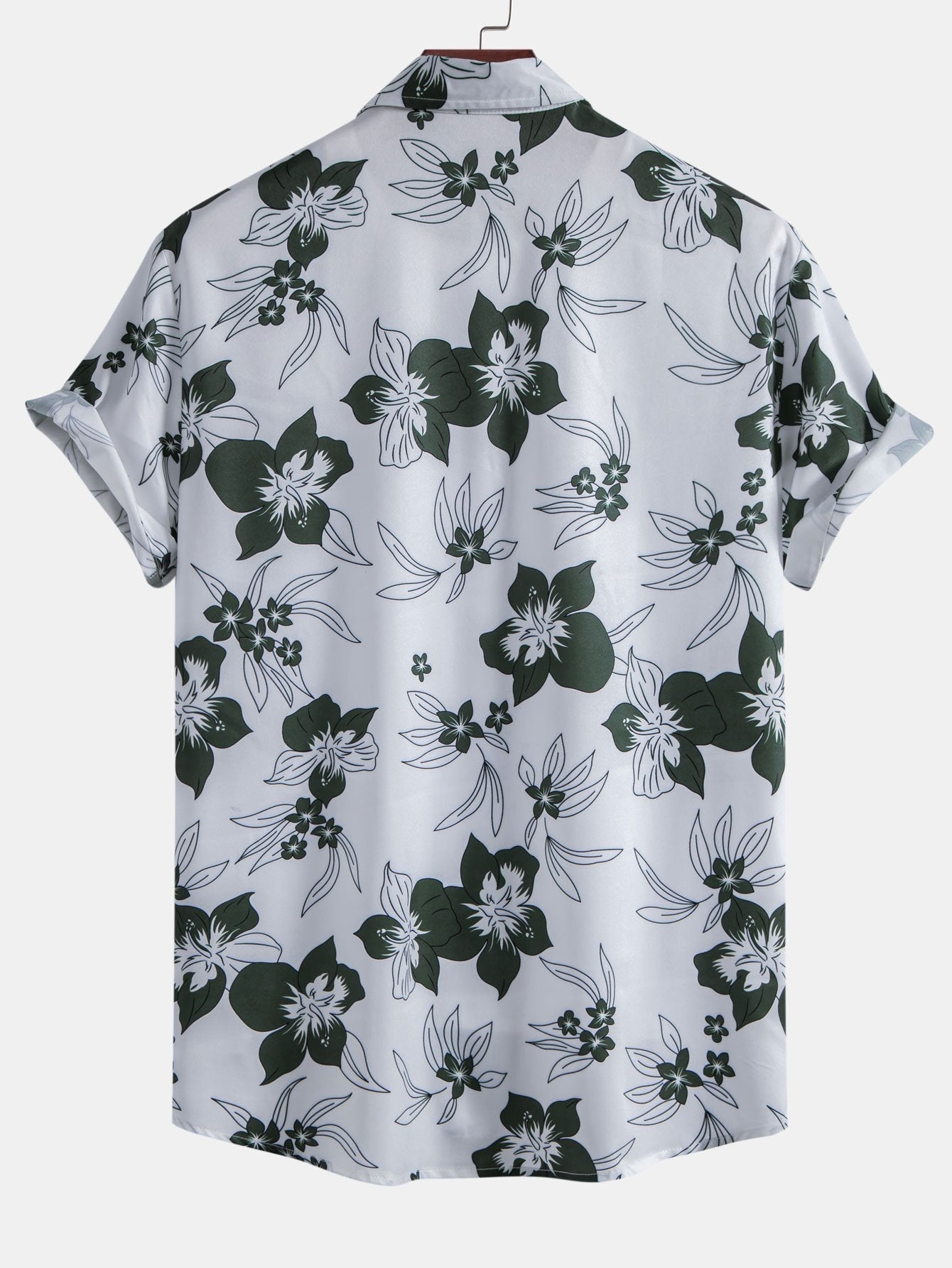 Adelard® | Floral Print Button Up Shirt & Swim Short